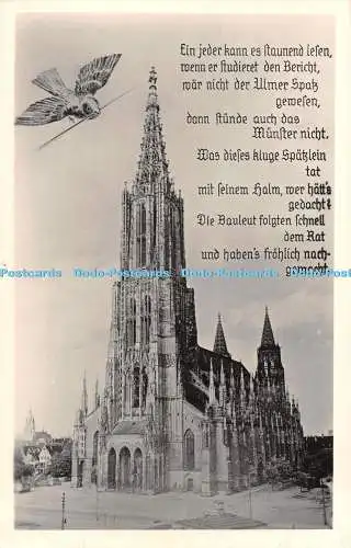 R498806 Das Ulmer Münster 161 m hoch Hochster Kirchturm der Welt