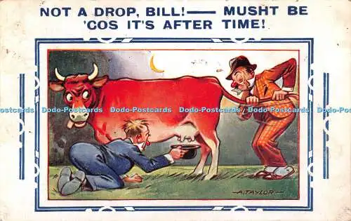 R500575 Not a Drop Bill Musht Be Cos It s After Me Bamforth Comic Series No 4233