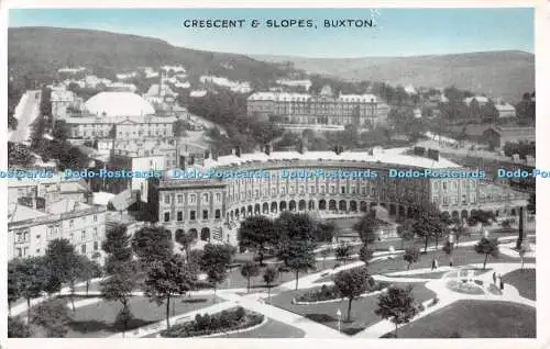 R501976 Buxton Crescent and Slopes E T W Dennis Photoblue