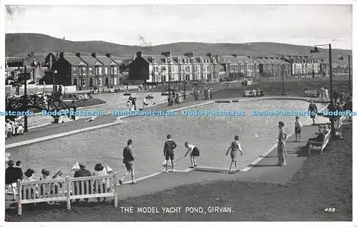 R500753 Girvan The Model Yacht Pond A D Henderson