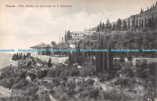 R502251 Fiesole Villa Medici Col Convento di S Girolama S T A