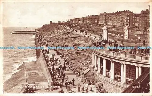 R500918 Blackpool Rockery Promenade N S Valentine Photo Brown 1946