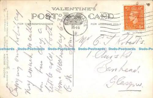 R500918 Blackpool Rockery Promenade N S Valentine Photo Brown 1946