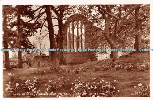 R502341 East Window Inchmahome Priory Lake of Menteith Valentine RP