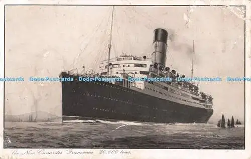 R502351 The New Cunarder Franconia Cunard Line Agency Trevor M Turnor The Shippi