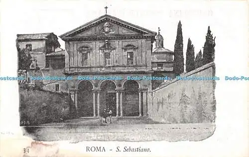 R501025 34 Roma S Sebastiano OSM