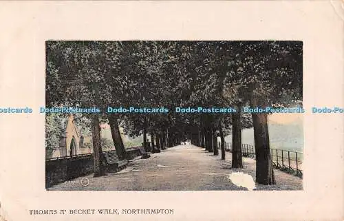 R502366 Northampton Thomas A Becket Walk Valentine Serie 1909