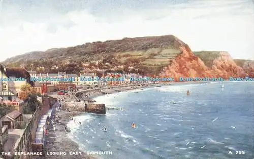 R501047 The Esplanade Looking East Sidmouth A 755 Kunstfarbe Brian Gerald Valent