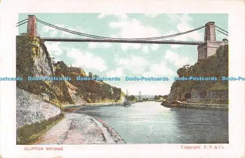 R502469 Clifton Bridge D und D G Postkarte