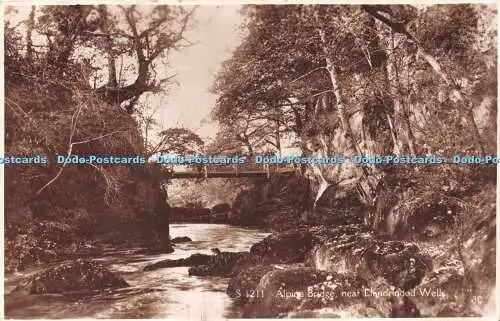 R502725 S 1211 Alpine Bridge near Llandrindod Wells 30 Kingsway Real Photo Serie