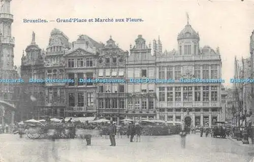 R502831 Bruxelles Grand Place et Marche aux Fleurs