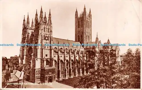 R502860 Canterbury Cathedral S W 13 RP Norman Shoesmith and Etheridge 1952 RP