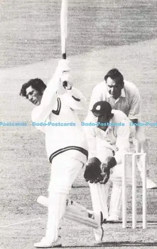 R503059 Zaheer Abbas berühmte Cricketspieler Briefmarke Werbung wert Ken Kelly