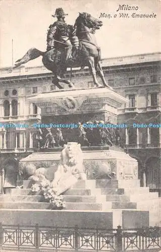 R503197 Milano Mon a Vitt Emanuele Garzini e Pezzini 1906