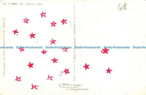 R503502 Reh Chevreul Roe G Gyger und Klopfenstein Postkarte und Sorte Nr A 960