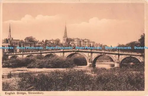 R503511 Shrewsbury English Bridge J Owen Stationer
