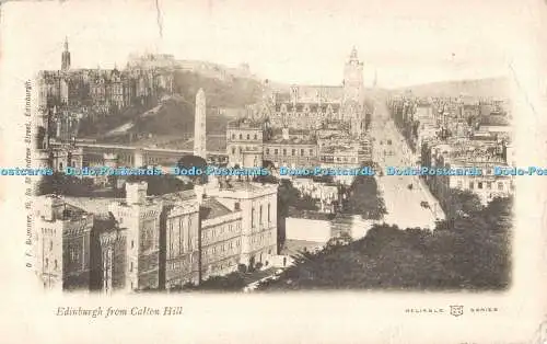 R503533 Edinburgh von Calton Hill D F Bremner zuverlässige W R und S Serie