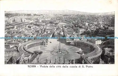 R503549 Roma Veduta Della Citta Dalla Cupola di S Pietro