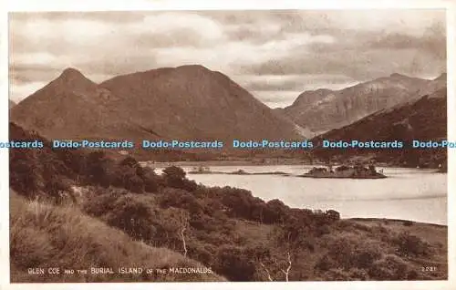 R503734 Glen Coe and the Burial Island of the Macdonalds J B White