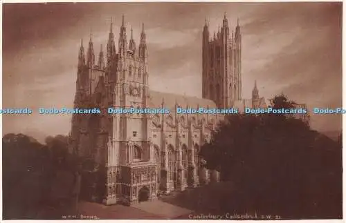 R503885 Canterbury Cathedral Wheeler W F M Serie Fisk Moore