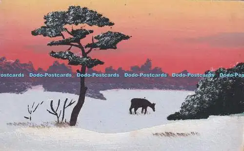 R504031 Landschaft Tier Postkarte Nr 67