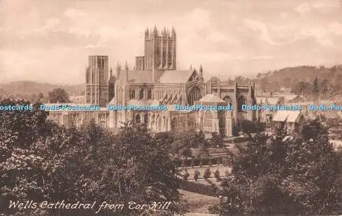 R506141 Wells Cathedral From Tor Hill F Frith No 1053 B