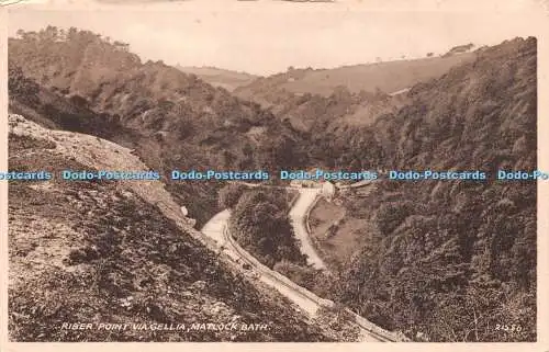 R504549 Matlock Bath Riber Point Via Gellia Valentine Sepiatype