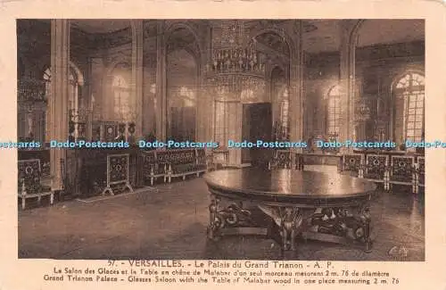 R504653 Versailles Grand Trianon Palace Glasses Saloon with the Table of Malabar