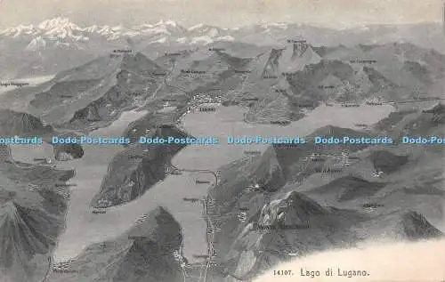 R504660 Lago di Lugano Kilchberg Postkarte