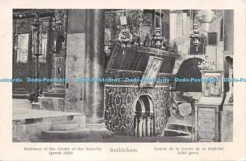 R504677 Bethlehem Eingang der Geburtsgrotte Georges A Michel