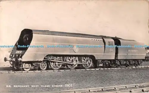 R506348 S R Merchant Navy Class Engine 21 C 1 Eastleigh Built Name Channel Packe