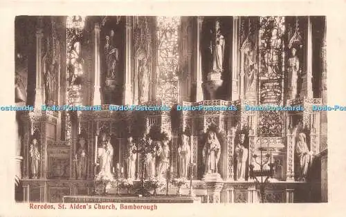 R504780 Bamborough St Aiden Church Reredos G W W