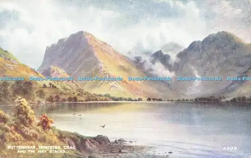 R504789 Buttermere Honister Crag and the Hay Stacks Valentine Art Colour Ed H Th