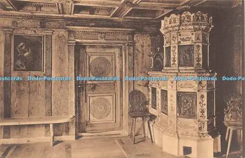 R504820 Museum Engiadinais St Moritz Prunkstube aus dem Haus a Marca in Mesokko