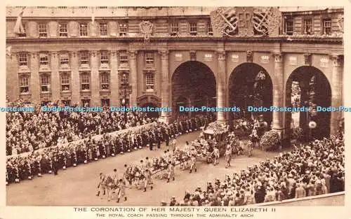 R504844 The Coronation of Her Majesty Queen Elizabeth II The Royal Coch Passing