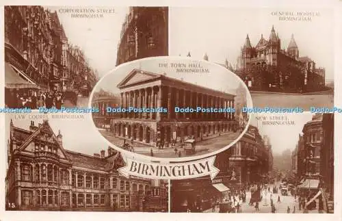 R504893 Birmingham The Town Hall General Hospital Corporation Street RP Multi Vi