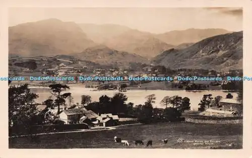 R504909 Coniston Water and Village G P Abraham