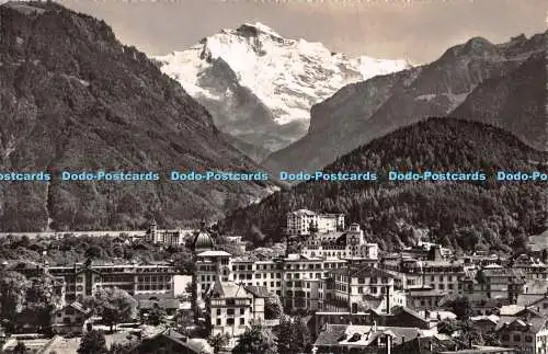 R506690 Interlaken und die Jungfrau 5009 Photoglob Wehrli A G Zürich 1954