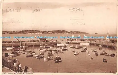 R506753 Yacht Racing Off Paignton Harbour 38186 1948