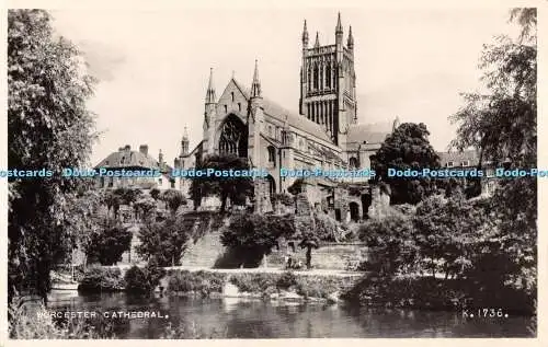 R506795 Worcester Cathedral K 1736 Valentines RP