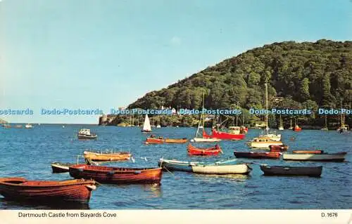 R508158 Dartmouth Castle from Bayards Cove D 1676 Dennis