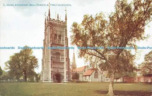 R508203 C 32233 Evesham Glockenturm und zwei Kirchen Celesque Serie Photochrom