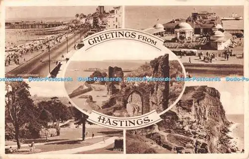 R506853 Greetings from Hastings 6807 Norman S and E 1956 Multi View