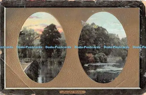 R506862 Peaceful Waters A and G Taylors Orthochrome Series 1909 Multi View