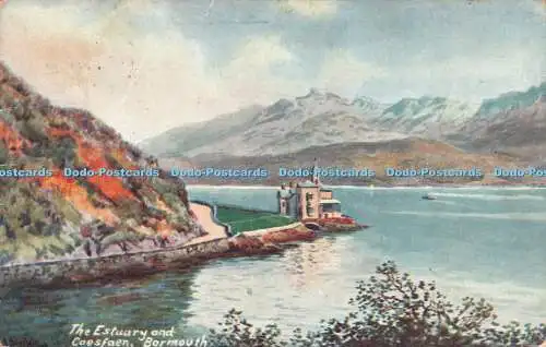 R505201 Barmouth The Estuary and Caesfaen G E Owen The Barmouth Series 1912