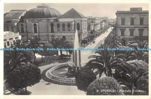 R508230 3 Brindisi Piazza Cairoli G Anelli Brindisi Anno XX 1942 Angeli Terni