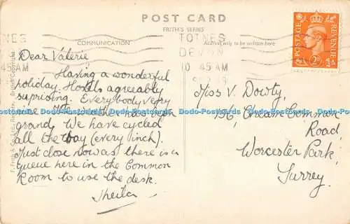 R506891 TQY 255 Torquay Thatcher Rock A F Sergeant Friths Serie 1948
