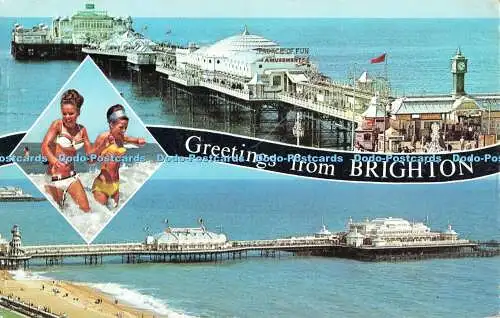 R508249 Greetings from Brighton D Constance Limited V 8529 1977 Multi View