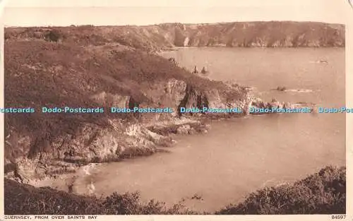 R506903 Guernsey from Over Saints Bay 84597 Photochrom 1952