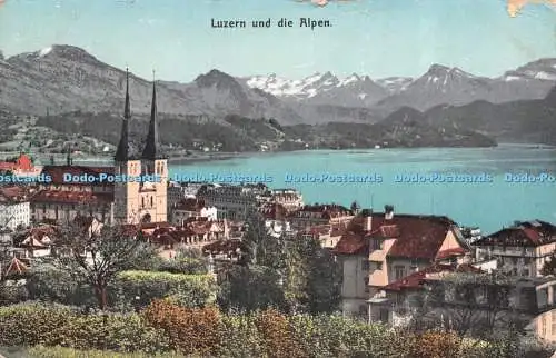 R505246 Luzern und die Alpen E Goetz
